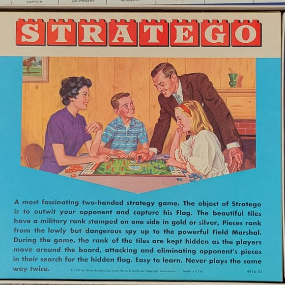 (SOLD) 1961 Stratego Board Game - Picture 2 of 3